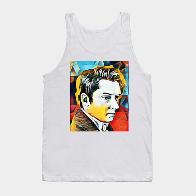 William Hazlitt Abstract Portrait | William Hazlitt Artwork 2 Tank Top by JustLit